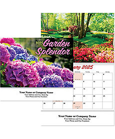 Promotional Wall Calendars: Garden Splendor Stapled Wall Calendar